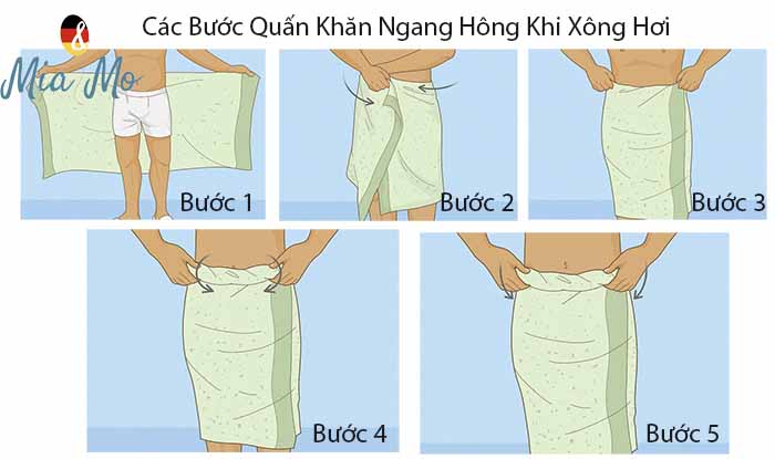 quấn khăn xông hơi 1